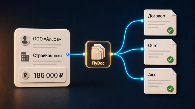 FlyDoc: документы из данных сделки