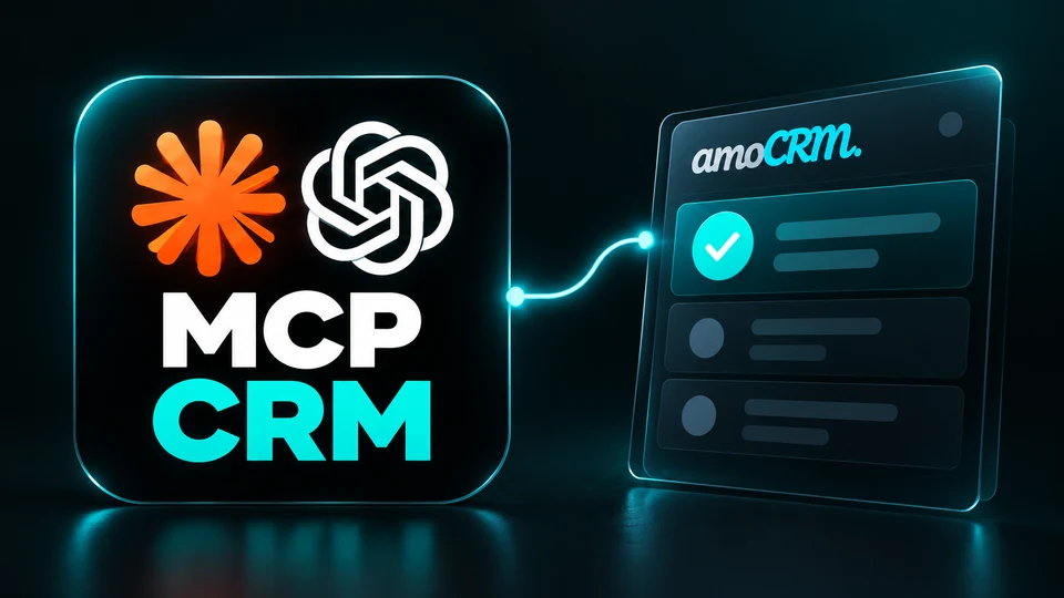 MCP-сервер: AI-инструменты подключены к amoCRM